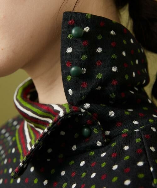 Jocomomola / ホコモモラ カットソー | 接結ドットタートルネックカットソー | 詳細3