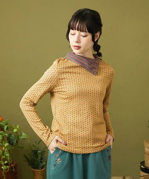 Jocomomola / ホコモモラ カットソー | 接結ドットタートルネックカットソー | 詳細6