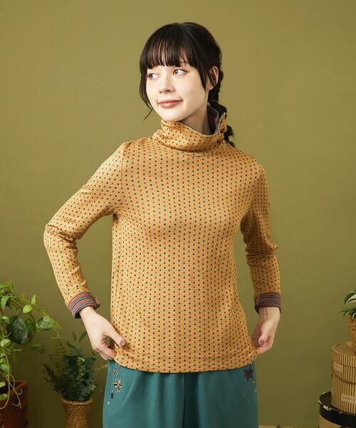 Jocomomola / ホコモモラ カットソー | 接結ドットタートルネックカットソー | 詳細7