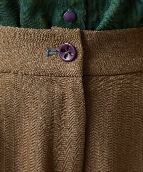 Jocomomola / ホコモモラ その他パンツ | ウールライクヘリンボーンパンツ | 詳細13
