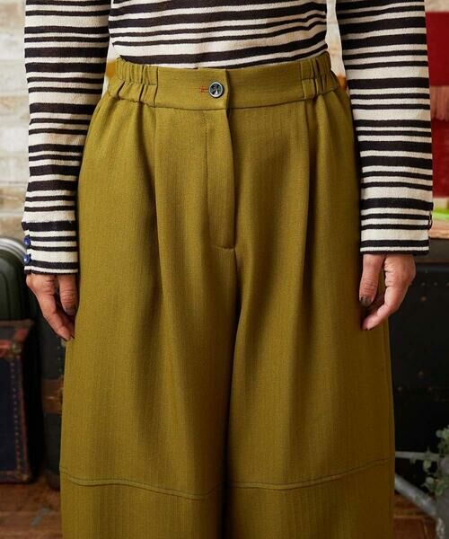 Jocomomola / ホコモモラ その他パンツ | ウールライクヘリンボーンパンツ | 詳細3