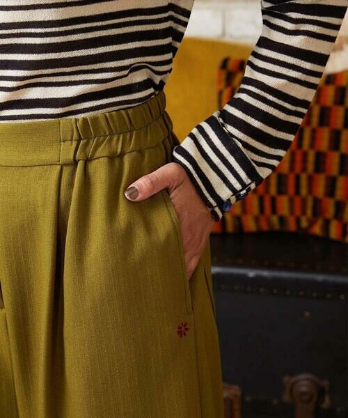 Jocomomola / ホコモモラ その他パンツ | ウールライクヘリンボーンパンツ | 詳細5