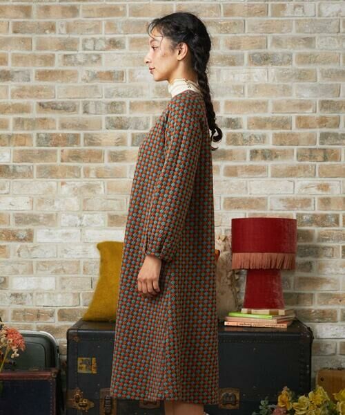 Jocomomola / ホコモモラ ロング・マキシ丈ワンピース | Charco ドットジャカードワンピース | 詳細1