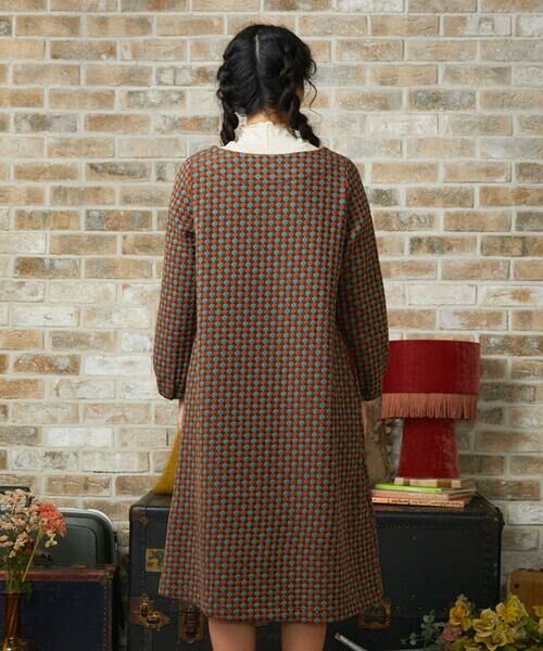 Jocomomola / ホコモモラ ロング・マキシ丈ワンピース | Charco ドットジャカードワンピース | 詳細2