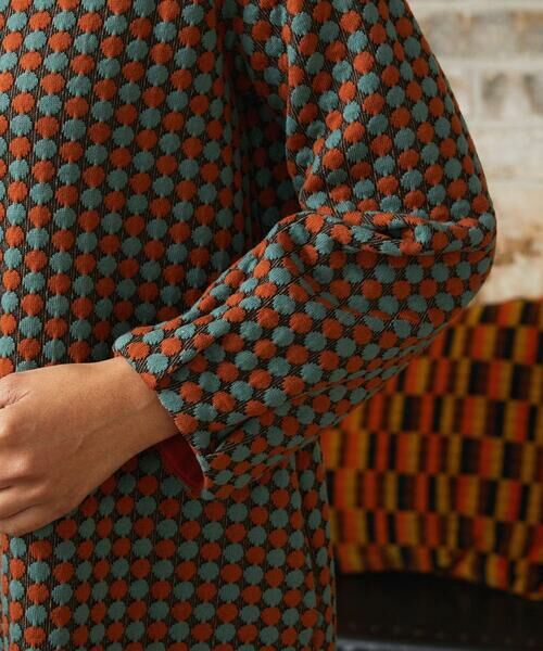 Jocomomola / ホコモモラ ロング・マキシ丈ワンピース | Charco ドットジャカードワンピース | 詳細4