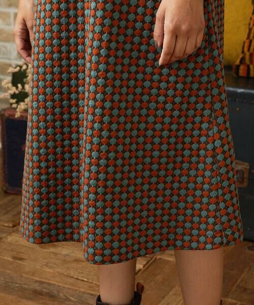 Jocomomola / ホコモモラ ロング・マキシ丈ワンピース | Charco ドットジャカードワンピース | 詳細6