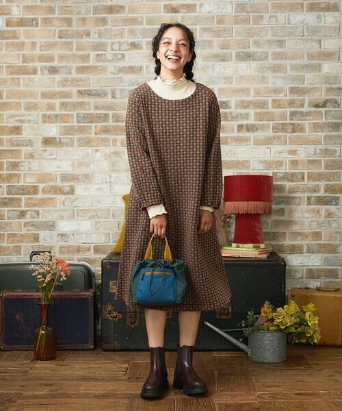 Jocomomola / ホコモモラ ロング・マキシ丈ワンピース | Charco ドットジャカードワンピース | 詳細8