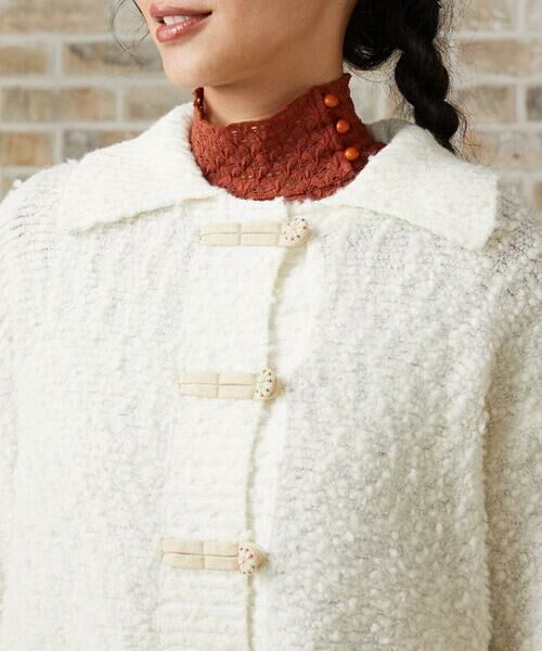Jocomomola / ホコモモラ カーディガン・ボレロ | ウールライクループニットカーディガン | 詳細5