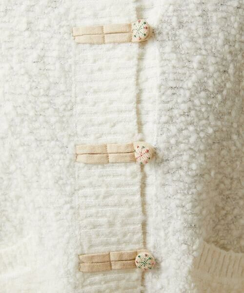 Jocomomola / ホコモモラ カーディガン・ボレロ | ウールライクループニットカーディガン | 詳細6