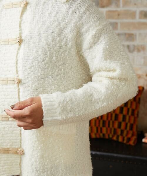 Jocomomola / ホコモモラ カーディガン・ボレロ | ウールライクループニットカーディガン | 詳細7