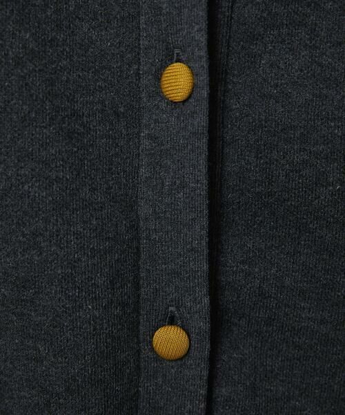 Jocomomola / ホコモモラ カーディガン・ボレロ | Palque Wフェイス フラワーモチーフニットカーディガン | 詳細15