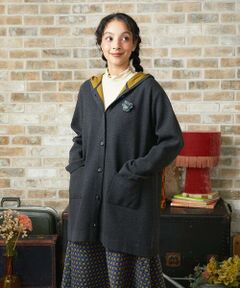 Jocomomola / ホコモモラ カーディガン・ボレロ | Palque Wフェイス ロングニットカーディガン