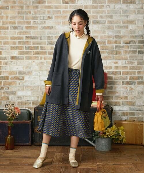 Jocomomola / ホコモモラ カーディガン・ボレロ | Palque Wフェイス ロングニットカーディガン | 詳細12