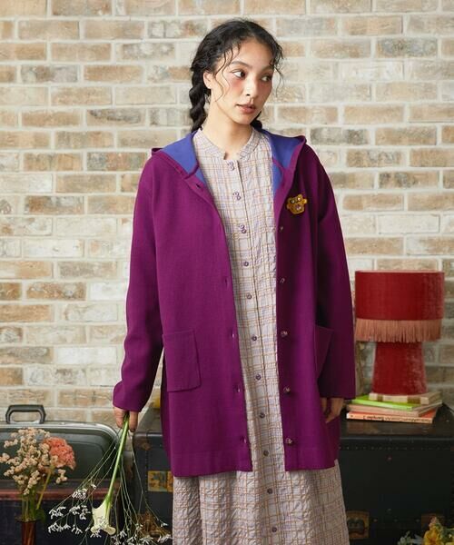 Jocomomola / ホコモモラ カーディガン・ボレロ | Palque Wフェイス ロングニットカーディガン | 詳細13