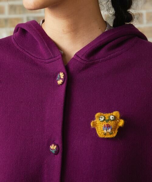 Jocomomola / ホコモモラ カーディガン・ボレロ | Palque Wフェイス ロングニットカーディガン | 詳細15