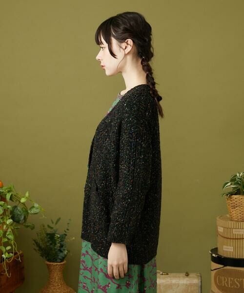 Jocomomola / ホコモモラ カーディガン・ボレロ | カラーネップ ニットカーディガン | 詳細1