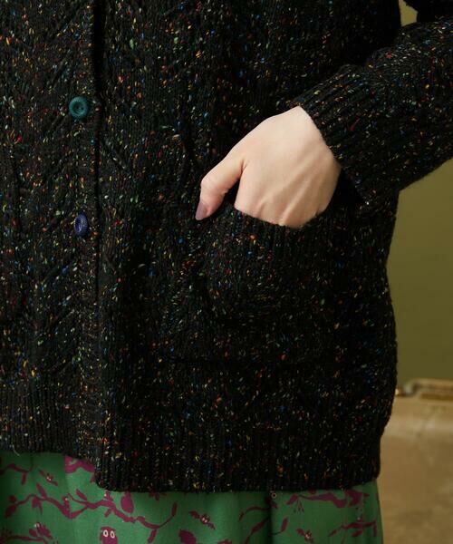 Jocomomola / ホコモモラ カーディガン・ボレロ | カラーネップ ニットカーディガン | 詳細5