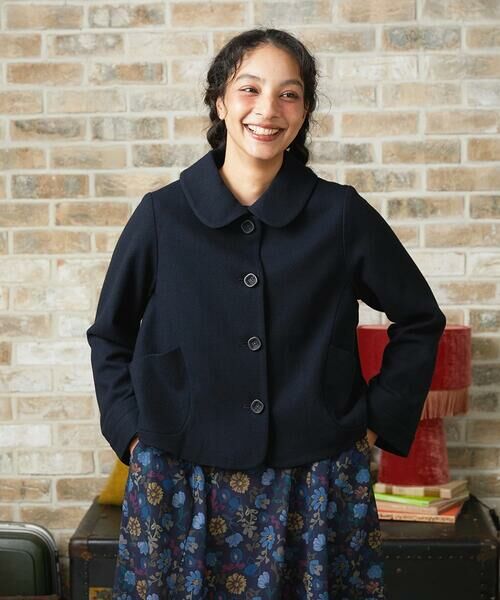 Jocomomola / ホコモモラ セットアップ | 圧縮W天竺ショートジャケット | 詳細1