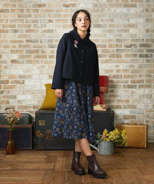 Jocomomola / ホコモモラ セットアップ | 圧縮W天竺ショートジャケット | 詳細10