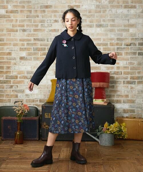 Jocomomola / ホコモモラ セットアップ | 圧縮W天竺ショートジャケット | 詳細11