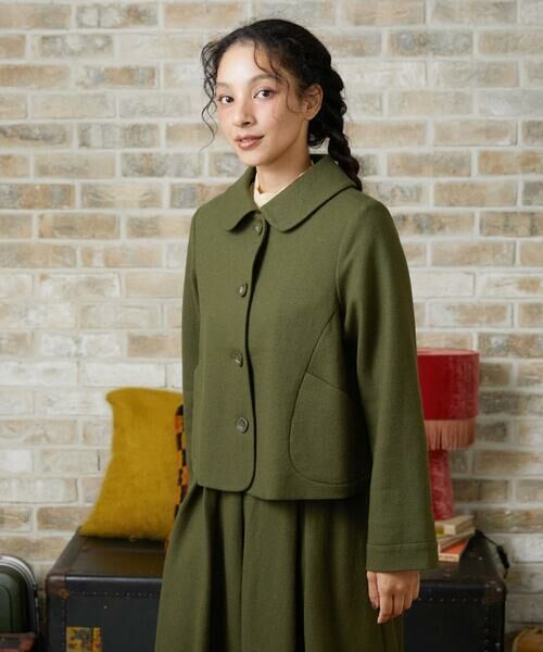 Jocomomola / ホコモモラ セットアップ | 圧縮W天竺ショートジャケット | 詳細12