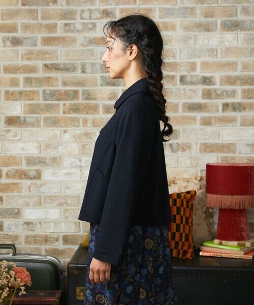 Jocomomola / ホコモモラ セットアップ | 圧縮W天竺ショートジャケット | 詳細2