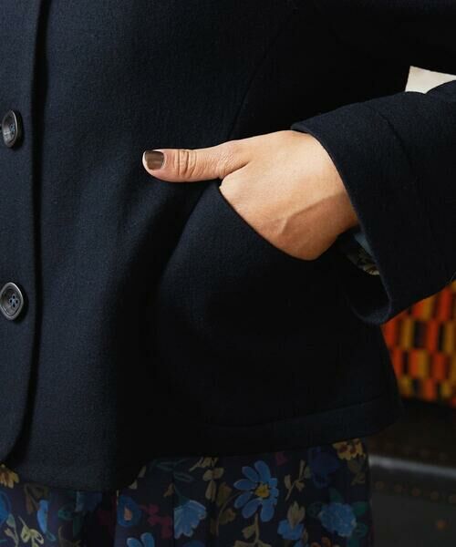 Jocomomola / ホコモモラ セットアップ | 圧縮W天竺ショートジャケット | 詳細7