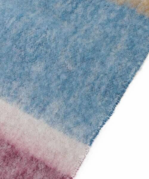 Jocomomola / ホコモモラ マフラー・ショール・スヌード・ストール | 配色ボーダーデザインウールマフラー | 詳細3