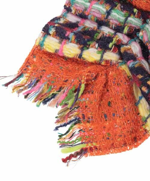 Jocomomola / ホコモモラ マフラー・ショール・スヌード・ストール | MIXヤーンシャーリングデザインマフラー | 詳細3