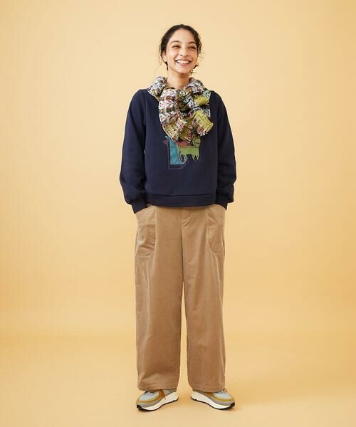 Jocomomola / ホコモモラ マフラー・ショール・スヌード・ストール | MIXヤーンシャーリングデザインマフラー | 詳細8