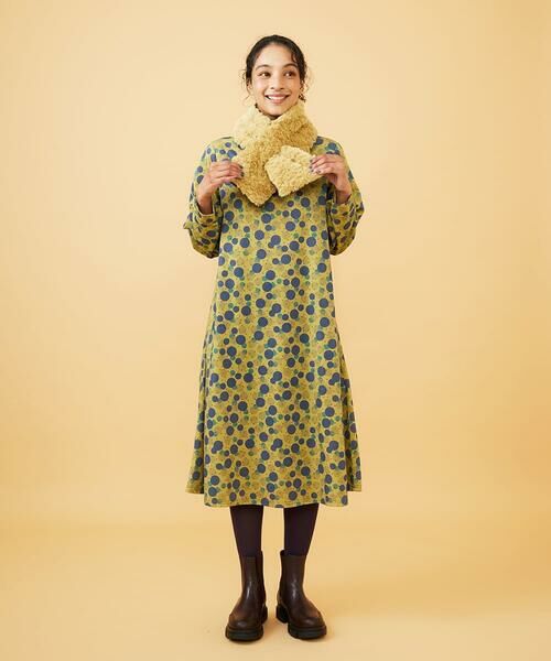 Jocomomola / ホコモモラ マフラー・ショール・スヌード・ストール | 【2WAY】リバーシブルフェイクファーティペット | 詳細11