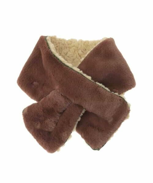 Jocomomola / ホコモモラ マフラー・ショール・スヌード・ストール | 【2WAY】リバーシブルフェイクファーティペット | 詳細12