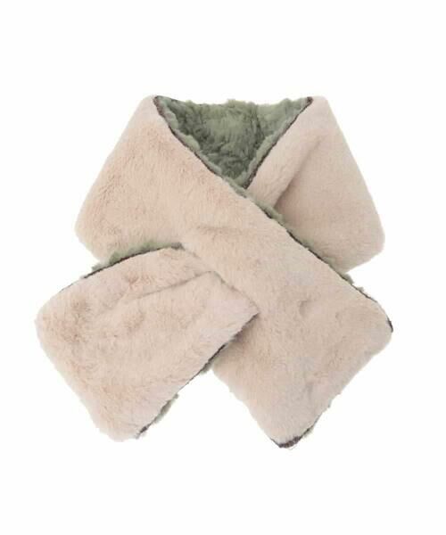 Jocomomola / ホコモモラ マフラー・ショール・スヌード・ストール | 【2WAY】リバーシブルフェイクファーティペット | 詳細7