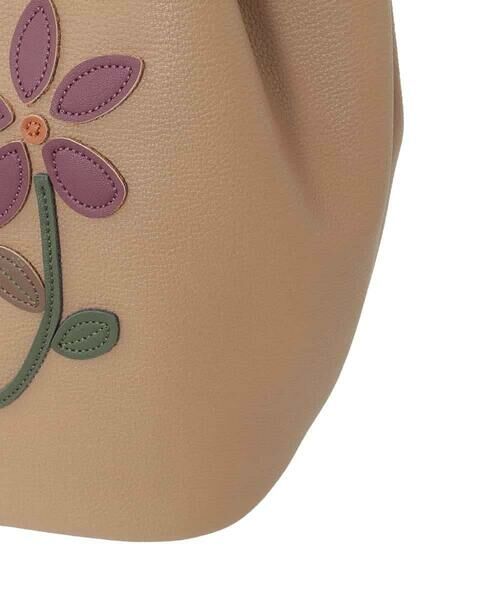 Jocomomola / ホコモモラ トートバッグ | 【2WAY】フラワーアップリケトートバッグ | 詳細7