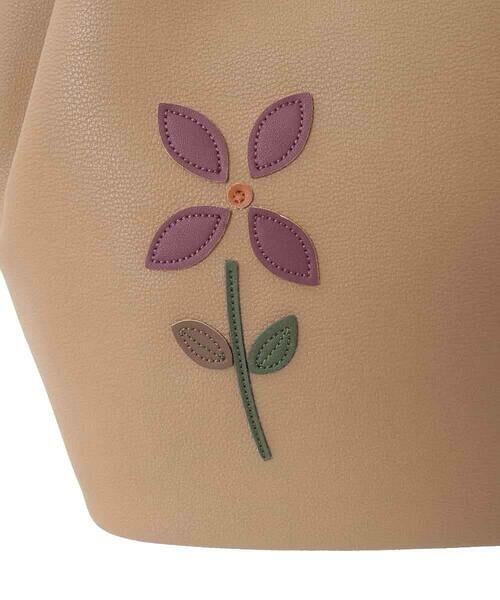 Jocomomola / ホコモモラ トートバッグ | 【2WAY】フラワーアップリケトートバッグ | 詳細8