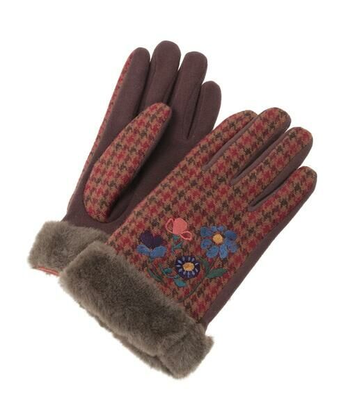 Jocomomola / ホコモモラ 手袋 | フラワーエンブロイダリーグローブ | 詳細11