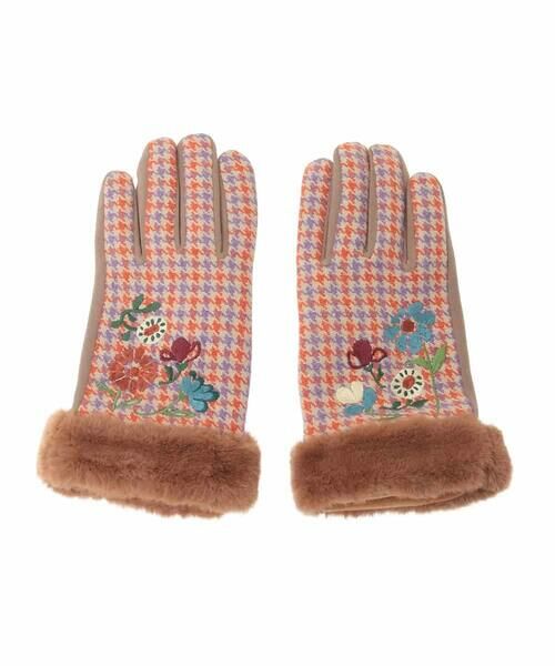 Jocomomola / ホコモモラ 手袋 | フラワーエンブロイダリーグローブ | 詳細2