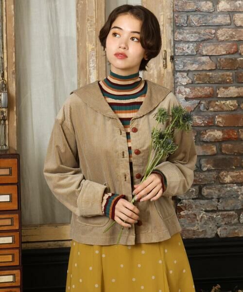 Jocomomola / ホコモモラ シャツ・ブラウス | Arriate セーラーカラーコーデュロイブラウス | 詳細1