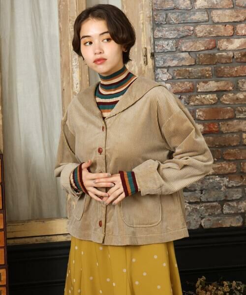 Jocomomola / ホコモモラ シャツ・ブラウス | Arriate セーラーカラーコーデュロイブラウス | 詳細2