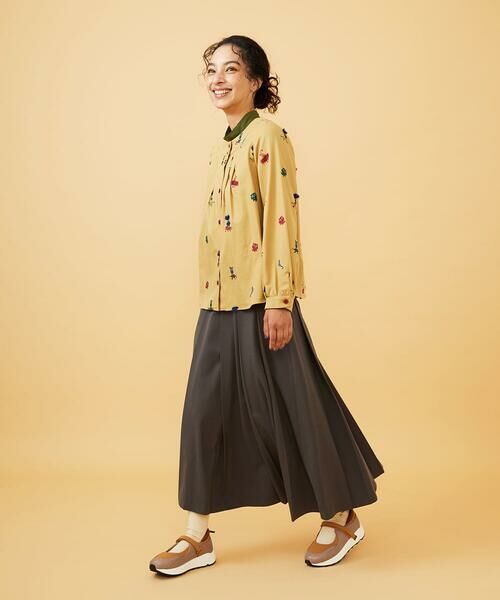 Jocomomola / ホコモモラ シャツ・ブラウス | Lunares Animales もけもけドビーブラウス | 詳細10