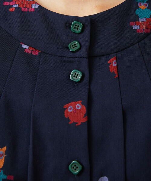 Jocomomola / ホコモモラ シャツ・ブラウス | Lunares Animales もけもけドビーブラウス | 詳細12