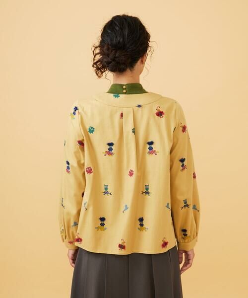 Jocomomola / ホコモモラ シャツ・ブラウス | Lunares Animales もけもけドビーブラウス | 詳細3