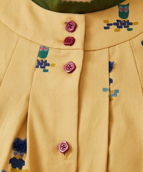 Jocomomola / ホコモモラ シャツ・ブラウス | Lunares Animales もけもけドビーブラウス | 詳細5