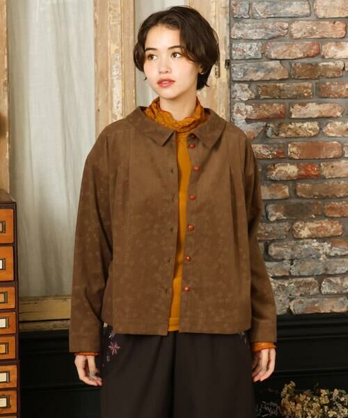 Jocomomola / ホコモモラ シャツ・ブラウス | 【2WAY】コーデュロイオパールプリントブラウス | 詳細1