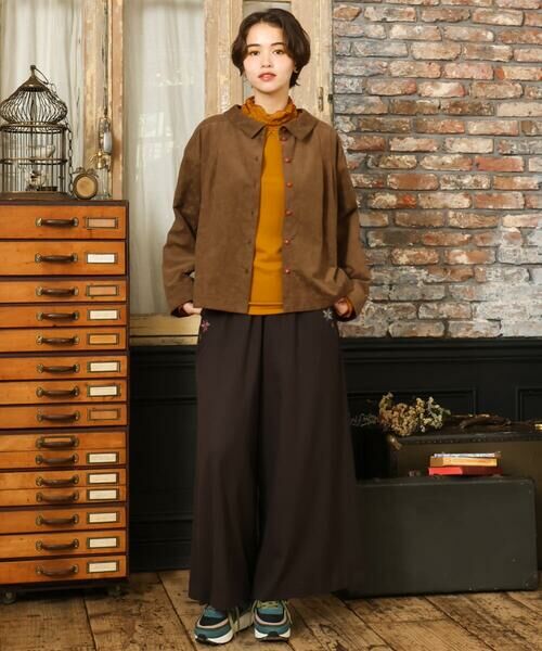 Jocomomola / ホコモモラ シャツ・ブラウス | 【2WAY】コーデュロイオパールプリントブラウス | 詳細13