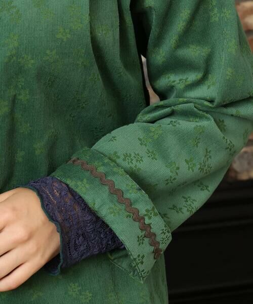 Jocomomola / ホコモモラ シャツ・ブラウス | 【2WAY】コーデュロイオパールプリントブラウス | 詳細16