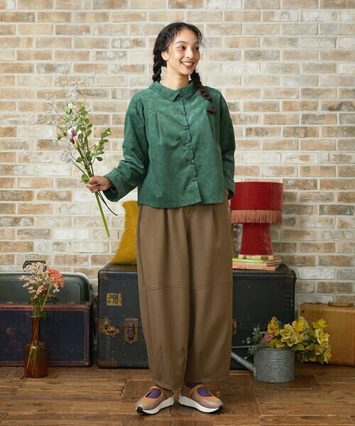 Jocomomola / ホコモモラ シャツ・ブラウス | 【2WAY】コーデュロイオパールプリントブラウス | 詳細19