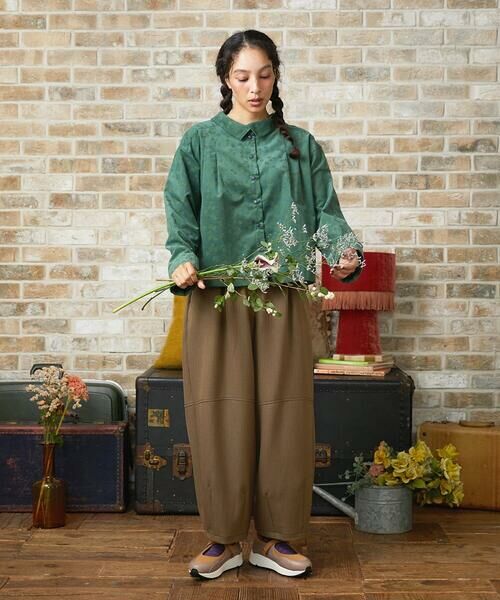 Jocomomola / ホコモモラ シャツ・ブラウス | 【2WAY】コーデュロイオパールプリントブラウス | 詳細20