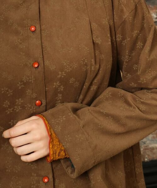 Jocomomola / ホコモモラ シャツ・ブラウス | 【2WAY】コーデュロイオパールプリントブラウス | 詳細6