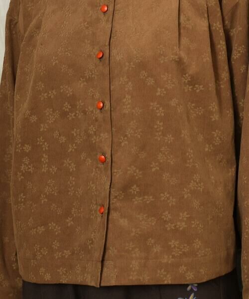 Jocomomola / ホコモモラ シャツ・ブラウス | 【2WAY】コーデュロイオパールプリントブラウス | 詳細8